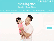Tablet Screenshot of familymusictime.com